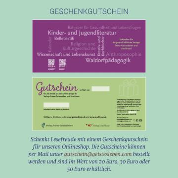 Geschenkgutscheine zur Einlösung im Shop