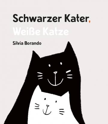 Schwarzer Kater, Weiße Katze  Silvia Borando   