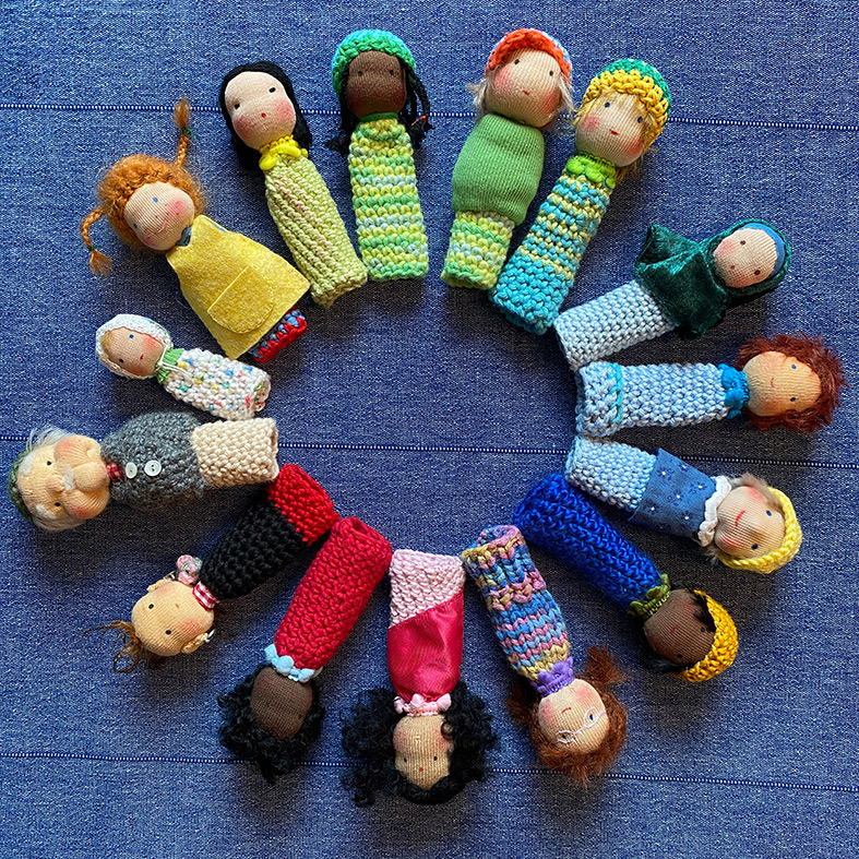 Abbildung9 Fingerpüppchen häkeln und nähen