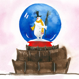 Abbildung1 Der kleine Schneemann