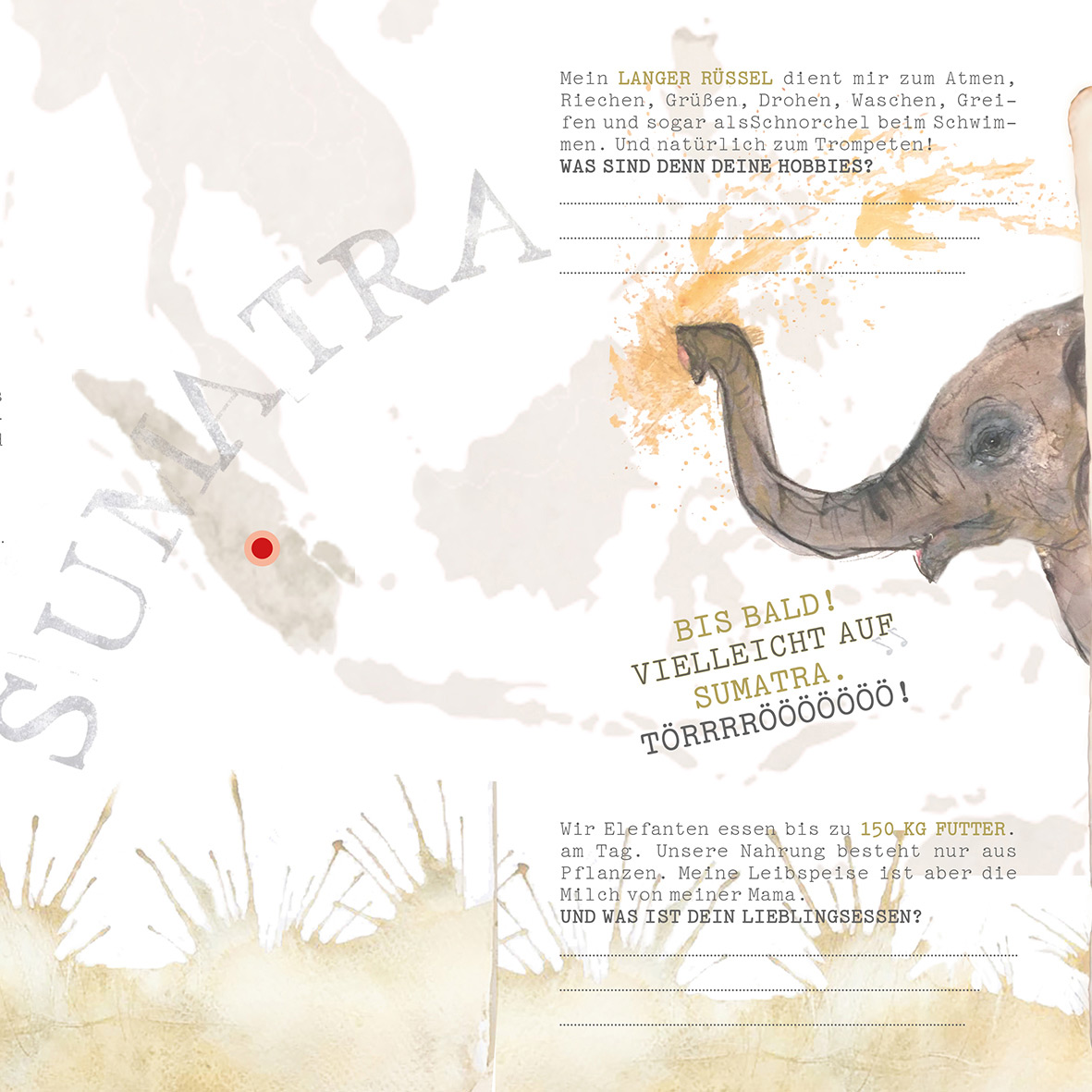 Abbildung1 Freundschaftsbuch - Tiere kennenlernen und schützen