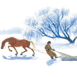 Abbildung1 Die Füchsin und der Wolf