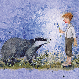 Abbildung1 Postkartenbuch »Waldkinder«