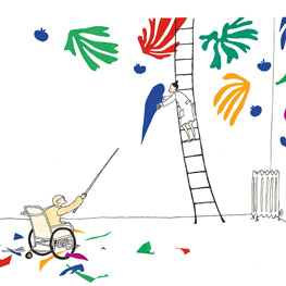 Abbildung2 Monsieur Matisse und seine fliegende Schere