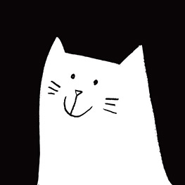 Abbildung2 Schwarzer Kater, Weiße Katze