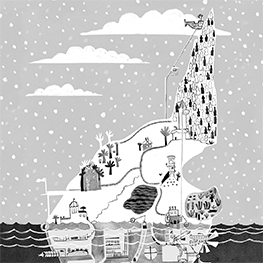 Abbildung2 Die Tindims und die Müllinsel