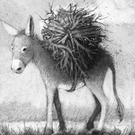 Abbildung2 Marias kleiner Esel und die Flucht nach Ägypten