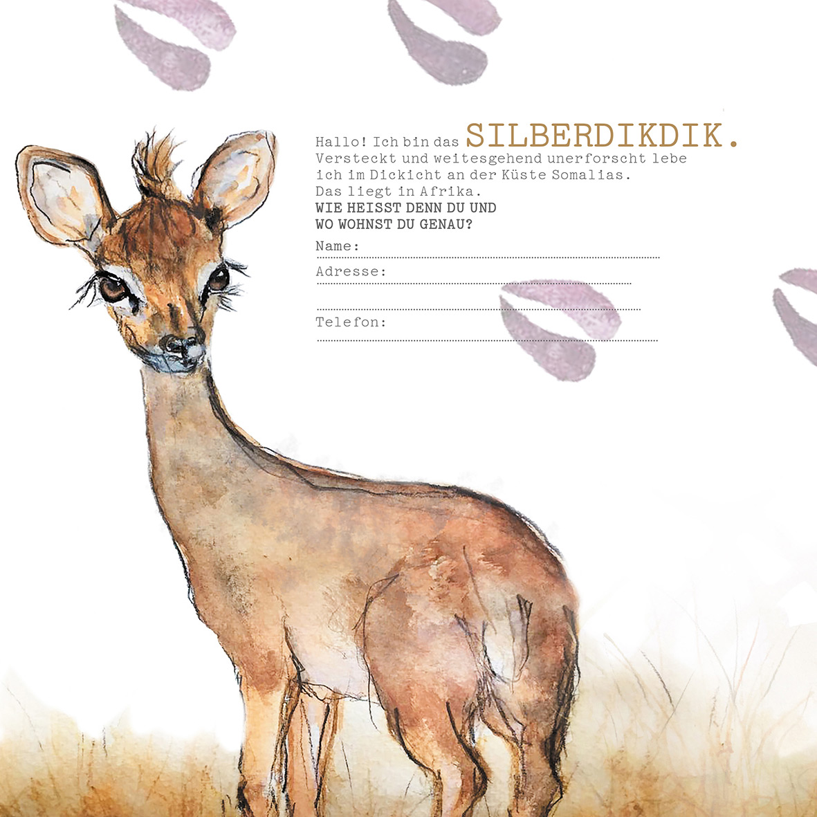 Abbildung3 Freundschaftsbuch - Tiere kennenlernen und schützen