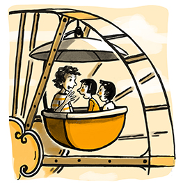 Abbildung3 Die letzten Ninjas auf der Achterbahn