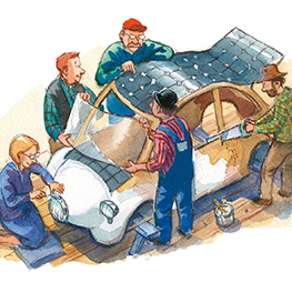 Abbildung3 Willy Werkel baut ein E-Auto