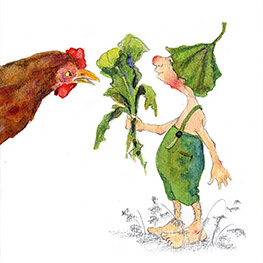 Abbildung4 Giesbert und die Gackerhühner