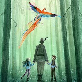 Abbildung6 Die sieben Federn des Papageis