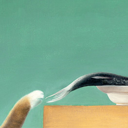 Abbildung7 Ziege mit Himbeere