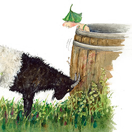 Abbildung7 Giesbert hört das Gras wachsen