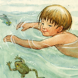 Abbildung7 Das neugierige Fischlein